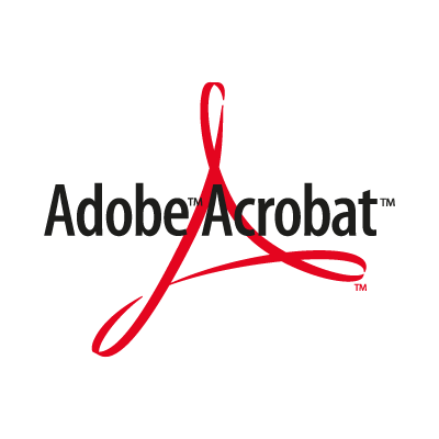 Adobe Acrobat logo vector free download