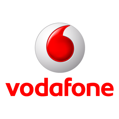 Vodafone 3D logo vector download