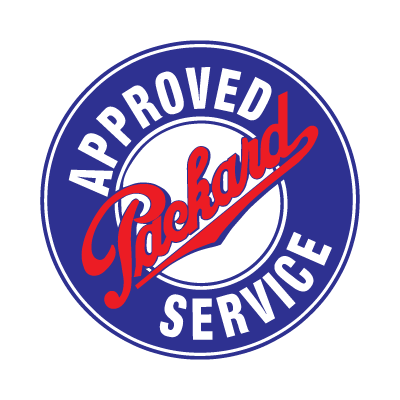 Approved packard service logo