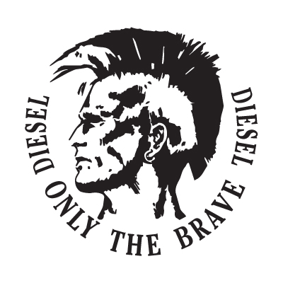 Diesel Only The Brave logo vector free download