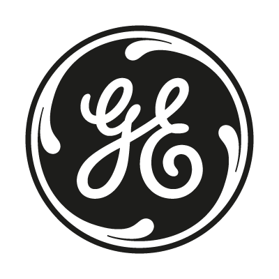 General Electric (GE) logo black in vector .EPS