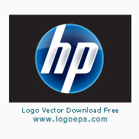 New HP logo vector free download