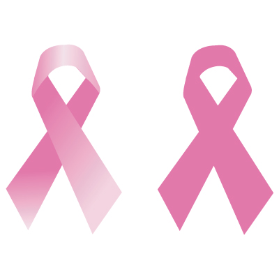 Breast Cancer Ribbon logo vector download free