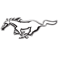 Mustang logo vector download free
