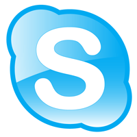 Skype icon vector free download