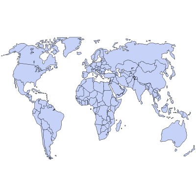World Map vector, World Map in .EPS, .CRD, .AI format