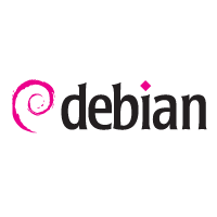 Debian logo vector free