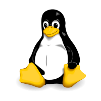 Linux Penguin logo vector