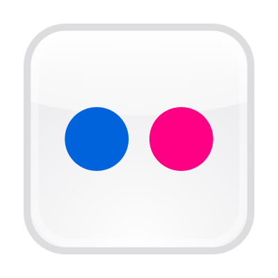 Flickr button vector free download