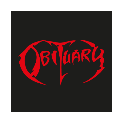 Obituary vector logo download free