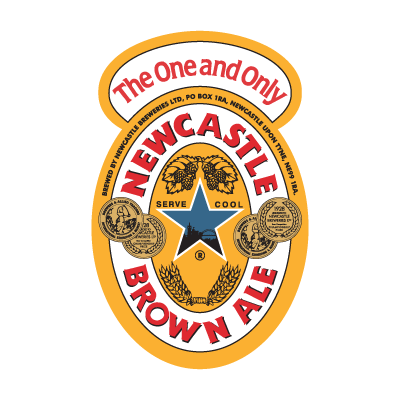Newcastle Brown Ale logo vector free