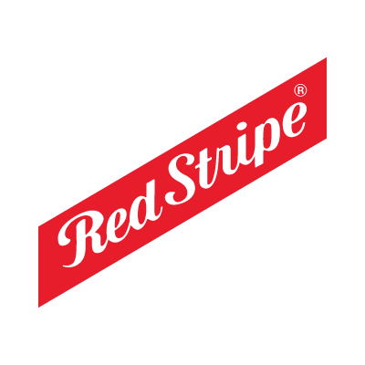 Red Stripe logo vector free download