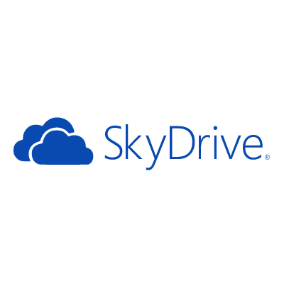 Microsoft Skydrive logo vector free