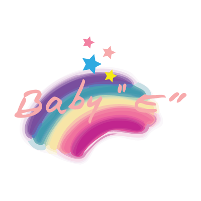 Baby E logo vector