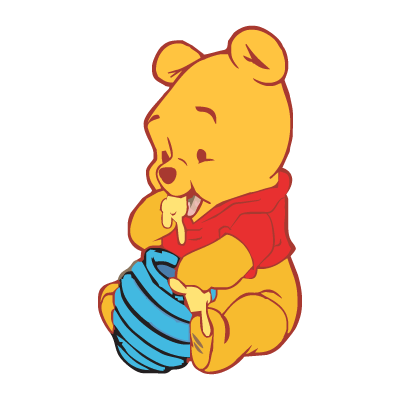 Baby Pooh logo vector