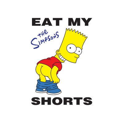 Bart Simpson Eat My Shorts logo