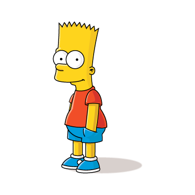 Bart Simpson logo vector free download