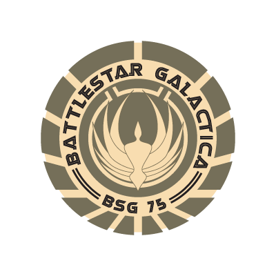 Battlestar Galactica logo vector free download