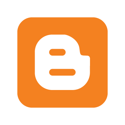 Blogger B logo vector free download