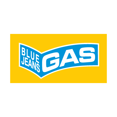 Blue Jeans Gas logo vector free download
