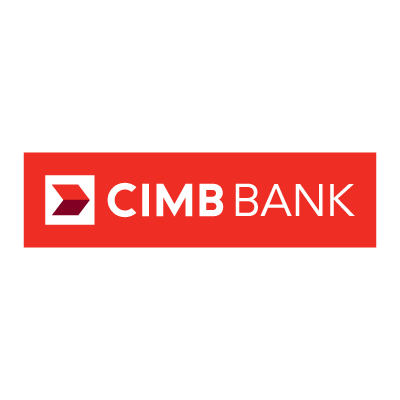 CIMB Bank Reversed logo