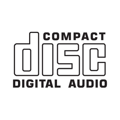 Compact Disc CD logo vector