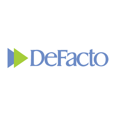 Defacto logo vector free