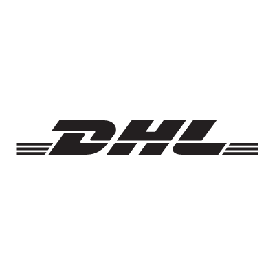 DHL Black logo vector free