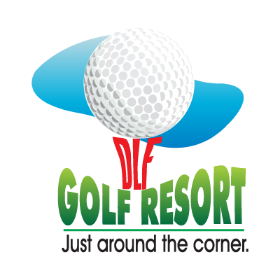 DLF Golf Resort logo vector free