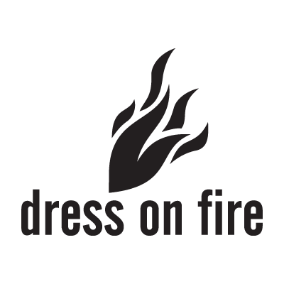 Dress on fire logo vector free