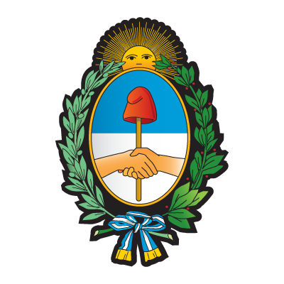 Escudo argentino logo vector