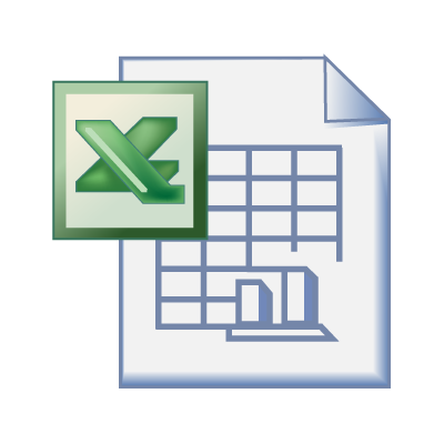 Excel office logo vector free