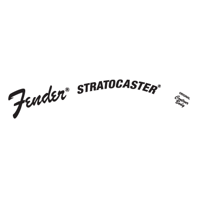 Fender Stratocaster logo vector free