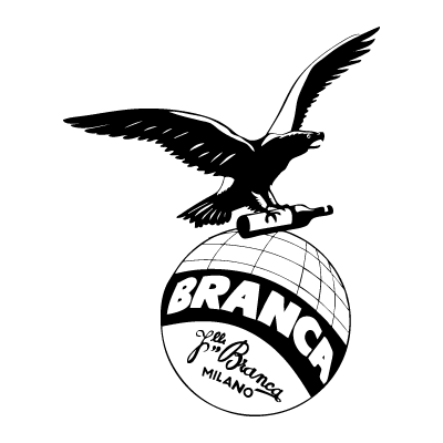 Fernet black and white logo vector