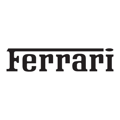 Ferrari Black logo vector