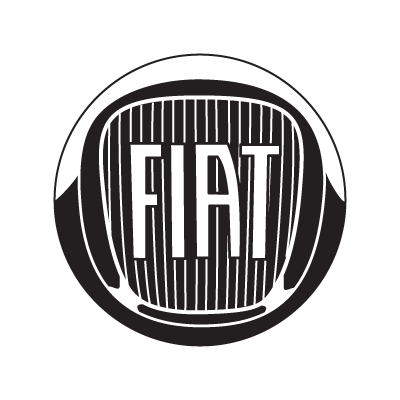 Fiat B&W 2007 logo vector free download