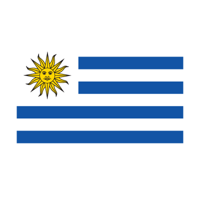 Flag of Bandera de Uruguay vector free download