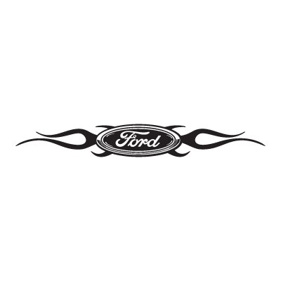 Ford Chisled With Flames logo vector free