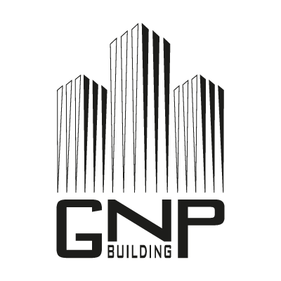 GNP building BW logo vector free