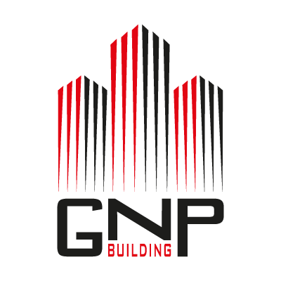 GNP building logo vector