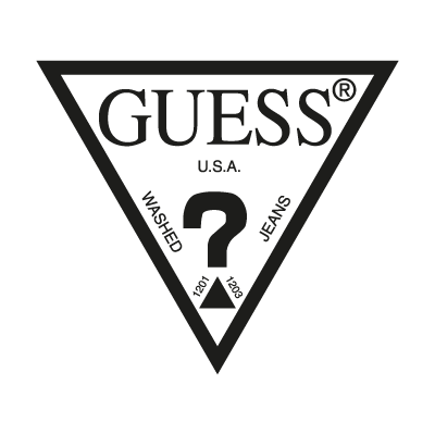 Guess Jeans clothing logo vector