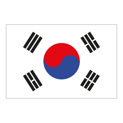 Flag of South Korea vector