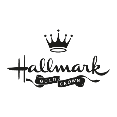 Hallmark gold crown vector logo free