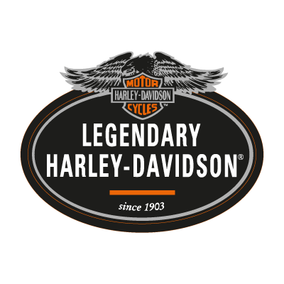 Harley Davidson Legendary vector logo free