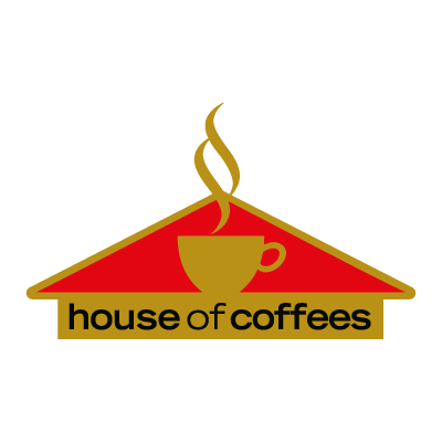 House Of Coffees vector logo free download