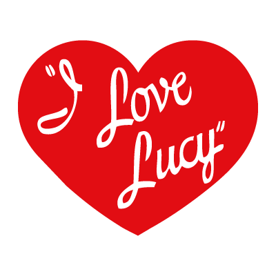 I Love Lucy vector logo free download