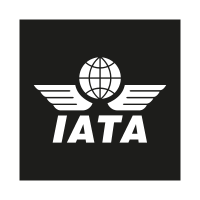 IATA black vector logo