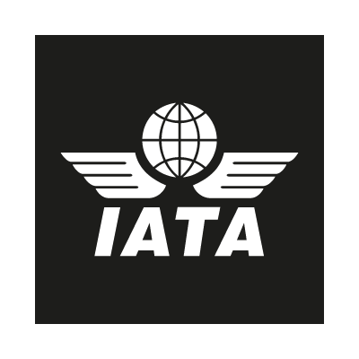 IATA black vector logo free download
