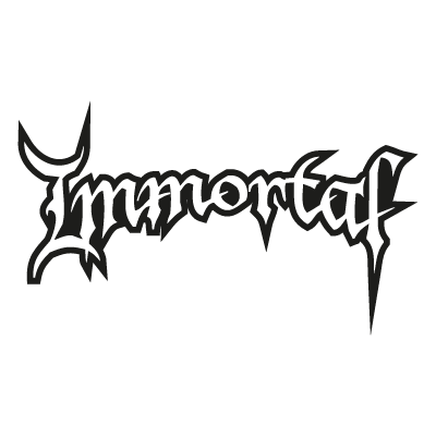 Immortal vector logo free download
