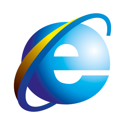 Internet Explorer – IE vector logo free
